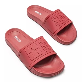 Papuci bărbați Lopez roșii Big Star roșu 1
