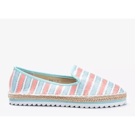 Espadrile cu dungi albastre Ottawa albastru roz 3