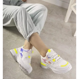 Adidași albi cu inserții holografice Going 2