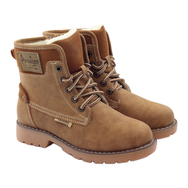 American Club Ghete de iarnă, ghete, papuci, cămilă americană 1904 maro multicolor 4 American Club Ghete de iarnă, ghete, papuci, cămilă americană 1904 maro multicolor 4