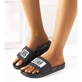 Papuci de damă negri Big Star DD274A266 negru 1