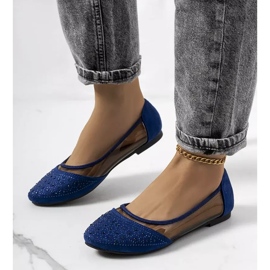 Balerini Marx semitransparenti bleumarin albastru marin 1