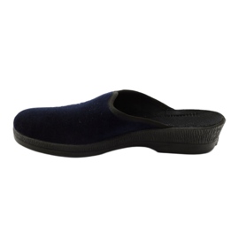 Papuci de broderie pentru femei Befado 219d426 albastru albastru marin 2