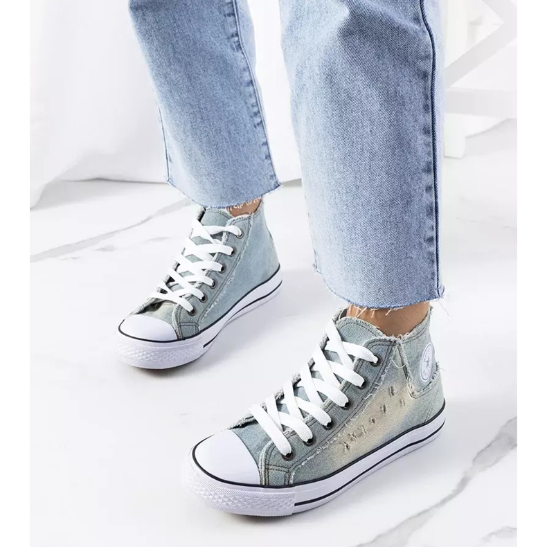 Adidași din denim Oliveira albastru 1