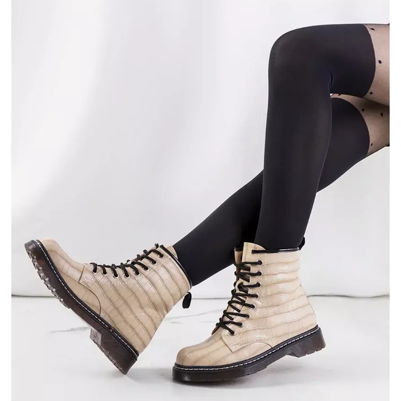 Cizme de drumeție de damă bej Norte 1 Cizme de drumeție de damă bej Norte 1