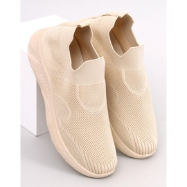 Pantofi sport cu șosete Goff Beige bej 1