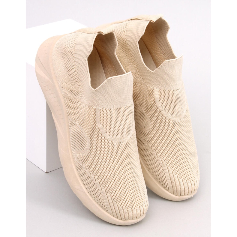 Pantofi sport cu șosete Goff Beige bej 1