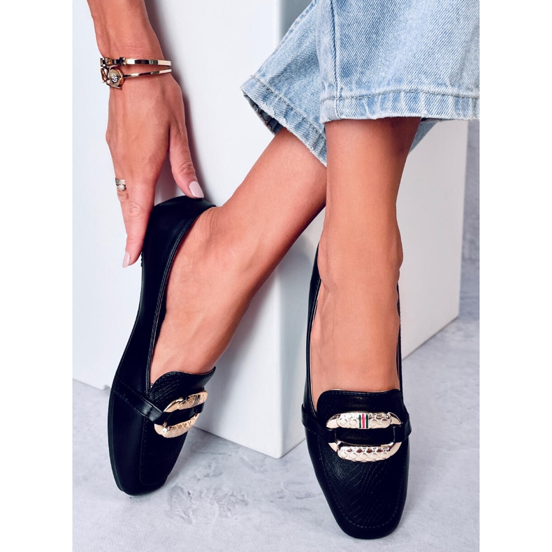 Mocasini de dama Saimon Black negru 1 Mocasini de dama Saimon Black negru 1