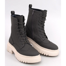 Cizme Aubert Green cu șireturi verde 1 Cizme Aubert Green cu șireturi verde 1