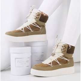 PA1 Cizme de zăpadă verzi de damă de la Laursen bej maro kaki 2 PA1 Cizme de zăpadă verzi de damă de la Laursen bej maro kaki 2