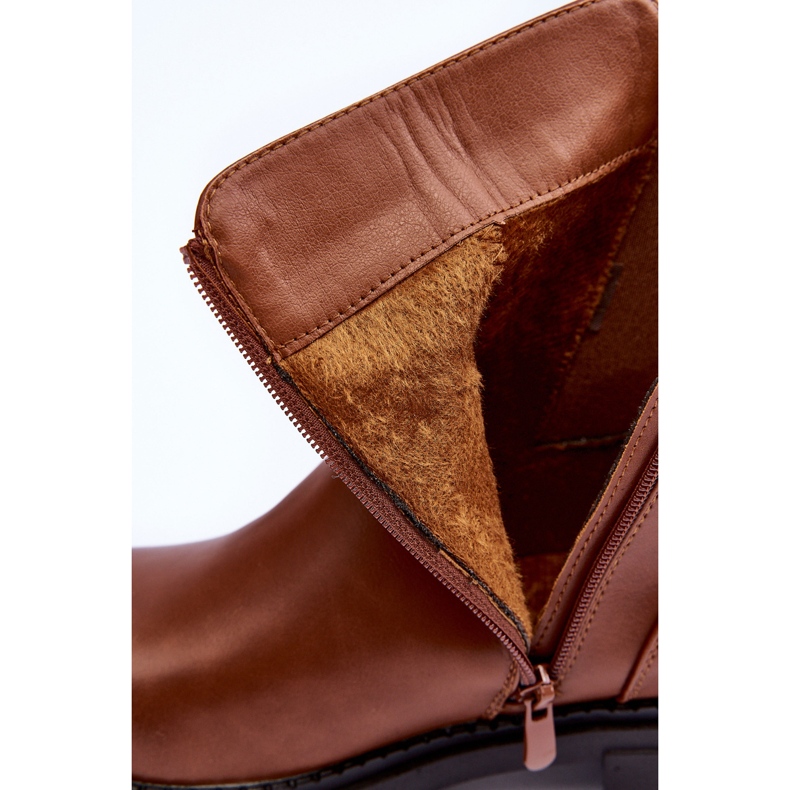 FB2 Cizme Jodhpur de damă maro Elspetia 2