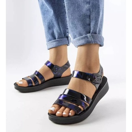 Sandale QT2311-6 Navytpu negru 1