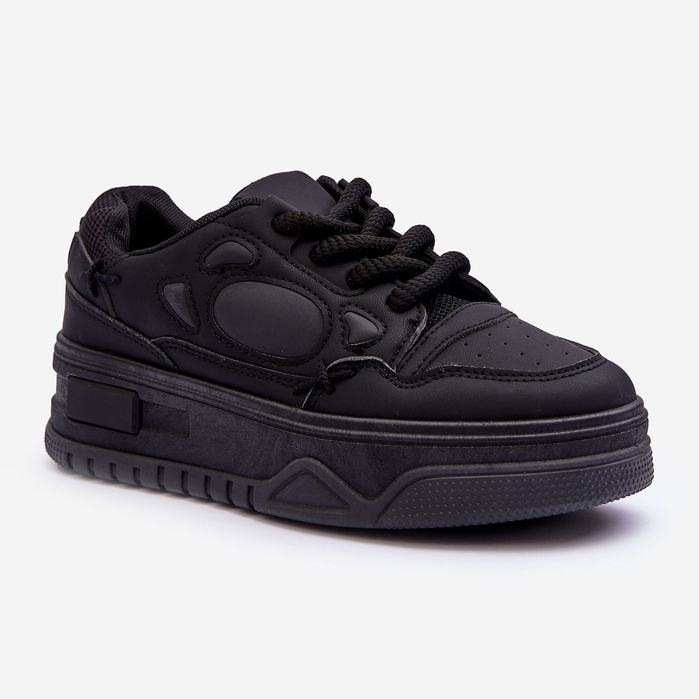 PG1 Pantofi de damă cu platformă Black Finos negru 1