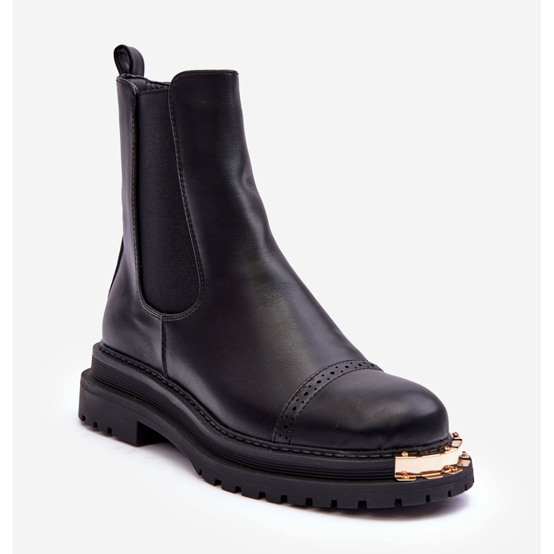 PG1 Cizme chelsea de damă negre Nialee negru 1