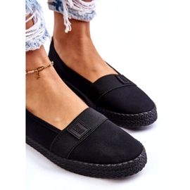 Pantofi slip-on Big Star pentru damă LL274200 negri negru 1