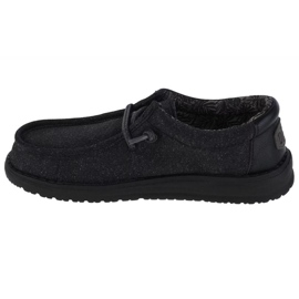 Hey Dude Hei Dude Wally Youth Basic 40041-001 pantofi negru 1