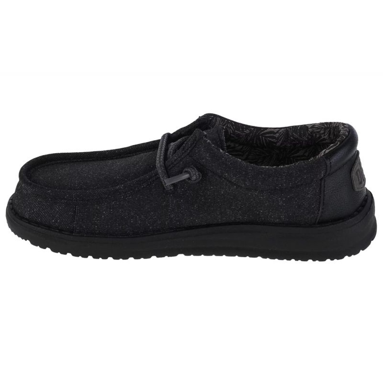 Hey Dude Hei Dude Wally Youth Basic 40041-001 pantofi negru 1