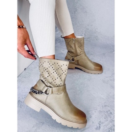 Botine ajurate Issey bej 4