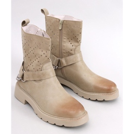 Botine ajurate Issey bej 1