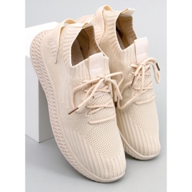 Pantofi sport cu șosete Sigart Beis bej 1