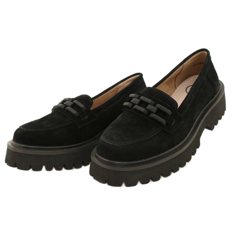 Mocasini din piele intoarsa Filippo DP4792/23 BK SU negru 2 Mocasini din piele intoarsa Filippo DP4792/23 BK SU negru 2