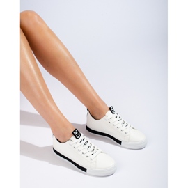 Pantofi sport clasici albi Shelovet 1 Pantofi sport clasici albi Shelovet 1