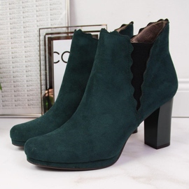 Botine izolate dama, verde Jezzi FAF125-12 4
