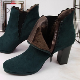 Botine izolate dama, verde Jezzi FAF125-12 5