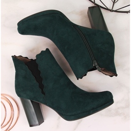 Botine izolate dama, verde Jezzi FAF125-12 3