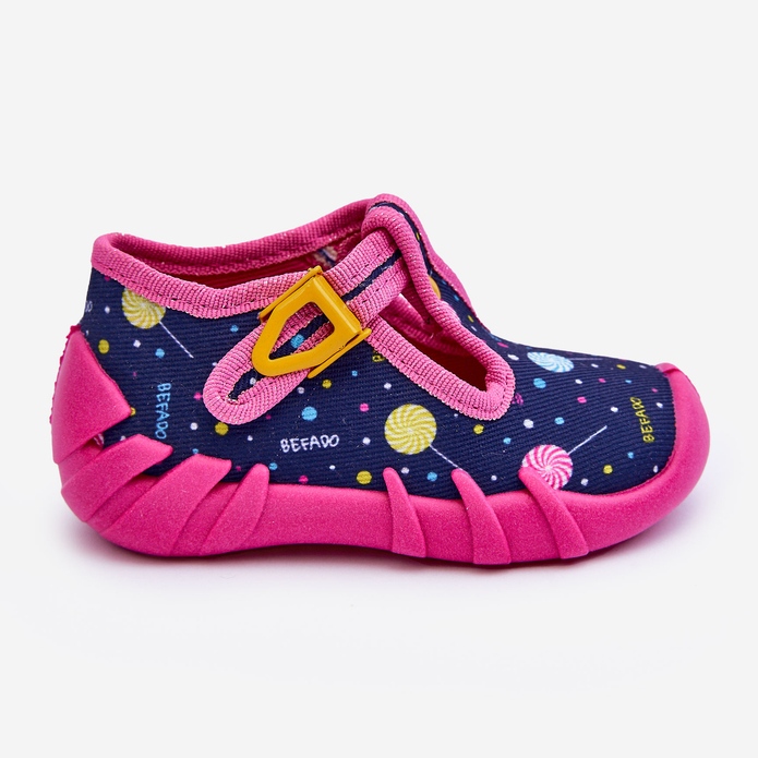 BEFADO S.A. Befado 110P471 Pantofi pentru fete, roz și bleumarin 2