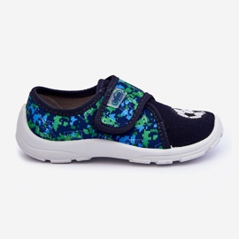 BEFADO S.A. Papuci cu minge pentru băieți Befado 974X506 bleumarin albastru 2