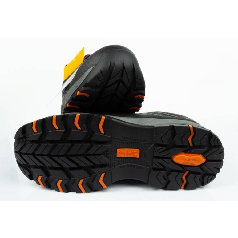 Regatta Încălțăminte de lucru pentru sănătate și siguranță pentru bărbați Regata Pro Kata S1P TRK125 Negru și gri 4