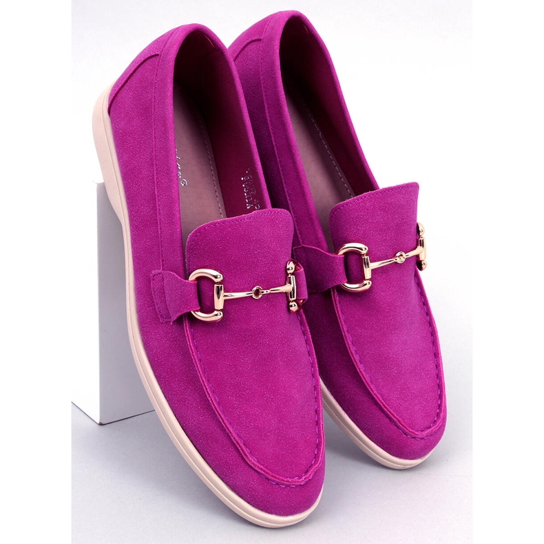 Mocasini dama Milva Fuchsia roz 2