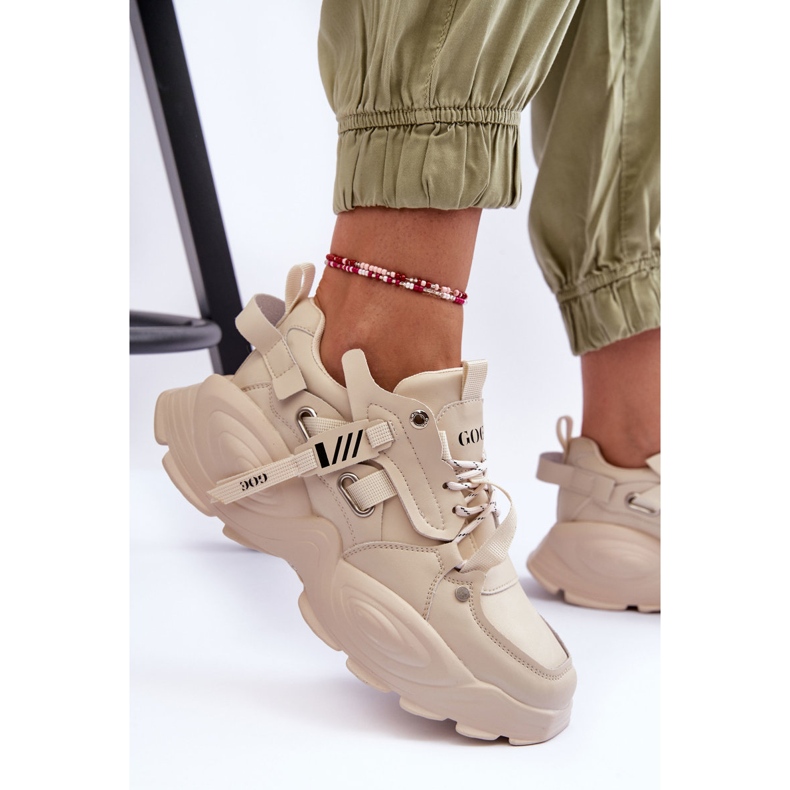 Pantofi sport GOE MM2N4015, bej 2 Pantofi sport GOE MM2N4015, bej 2