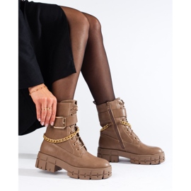 Lucratoare Shelovet bej cu talpa groasa 2