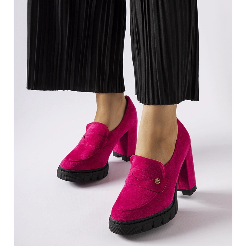 Pompe roz cu toc de la Vinceza 1 Pompe roz cu toc de la Vinceza 1