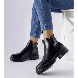 Cizme izolate negre de la Vinceza negru 2