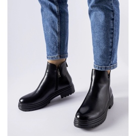 Cizme izolate negre de la Vinceza negru 1