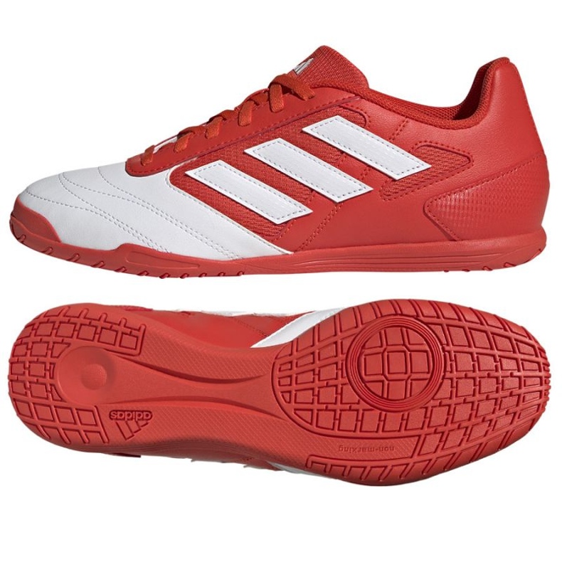 Pantofi de fotbal Adidas Super Sala 2 In M IE1549 portocale 1