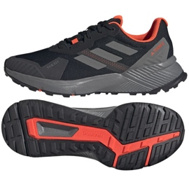 Pantofi de alergare Adidas Terrex Soulstride Rain.Rdy M IF5016 negru 1
