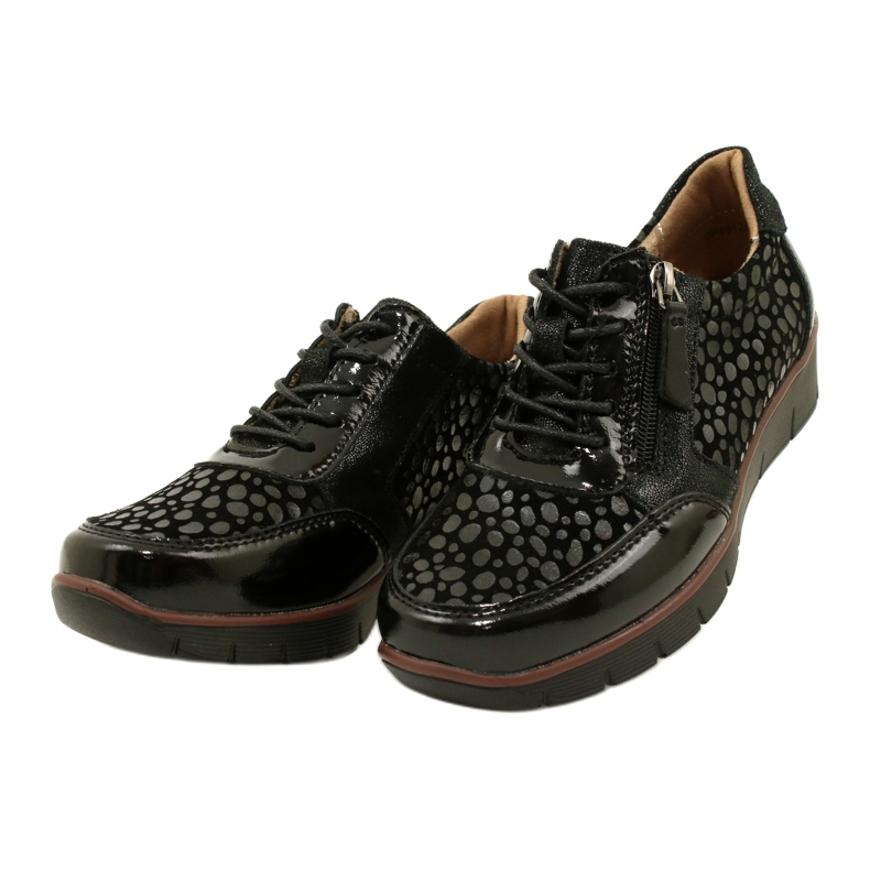 Tenisi Filippo DP4912/23 BK din piele, negri negru 2