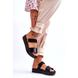 ZAXY Sandale Vegane Velcro HH285282 Negru 3