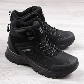 Pantofi de trekking negri pentru bărbați McBraun 1403 negru 1