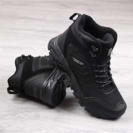 Pantofi de trekking negri pentru bărbați McBraun 1403 negru 2