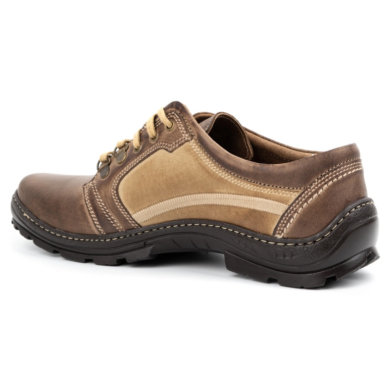 Joker Pantofi de trekking pentru bărbați 192 maro bej 1