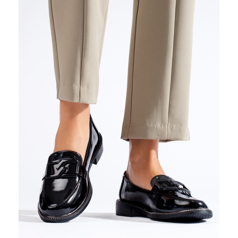 Pantofi negri pentru damă Shelovet negru 2