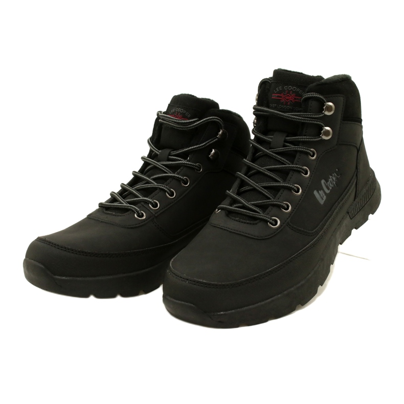 Ghete de drumeție de iarnă pentru bărbați Lee Cooper LCJ-23-31-3048M negre negru 2 Ghete de drumeție de iarnă pentru bărbați Lee Cooper LCJ-23-31-3048M negre negru 2