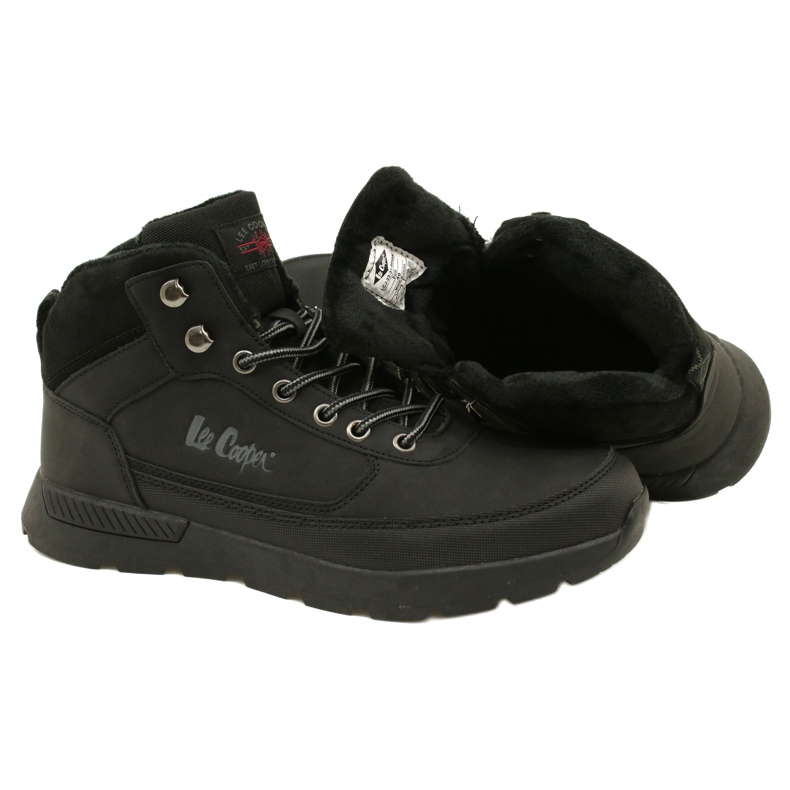 Ghete de drumeție de iarnă pentru bărbați Lee Cooper LCJ-23-31-3048M negre negru 5 Ghete de drumeție de iarnă pentru bărbați Lee Cooper LCJ-23-31-3048M negre negru 5