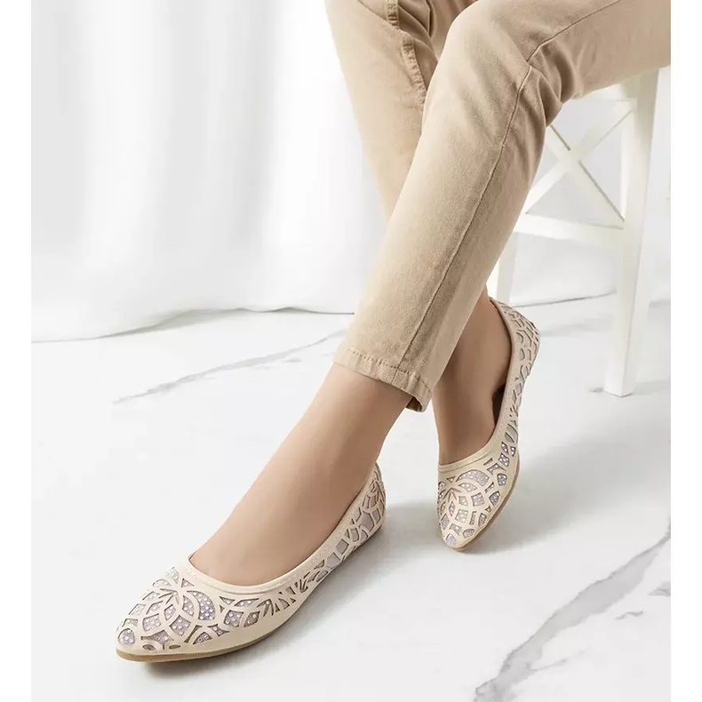 PA1 Balerini ajurati lavarin bej 2