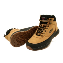 Ghete de drumeție de iarnă pentru bărbați Lee Cooper LCJ-23-31-3047M Camel galben 4